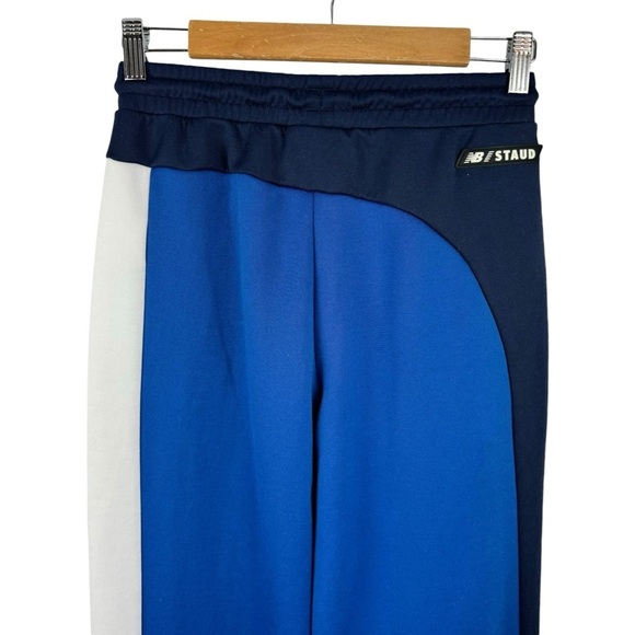 New Balance x STAUD High Waist Track Pants in Blue Quartz Size XS Performance - Picture 8 of 16